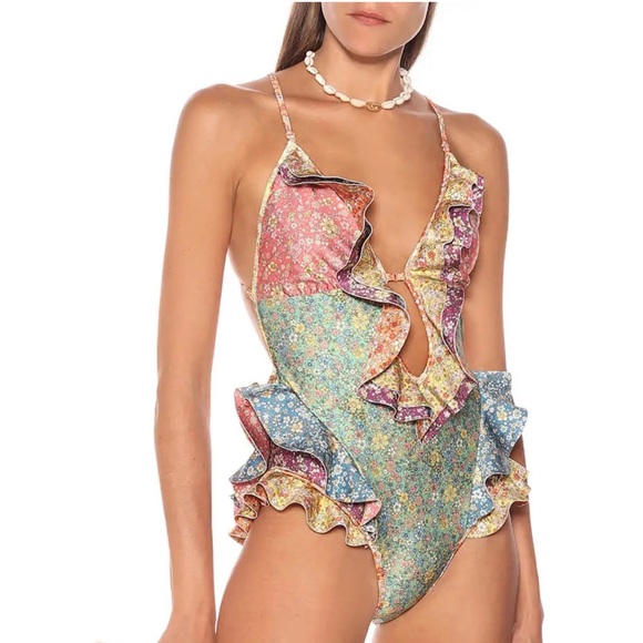 ZIMMERMANN
Carnaby Waterfall floral swimsuit - Picture 1 of 7